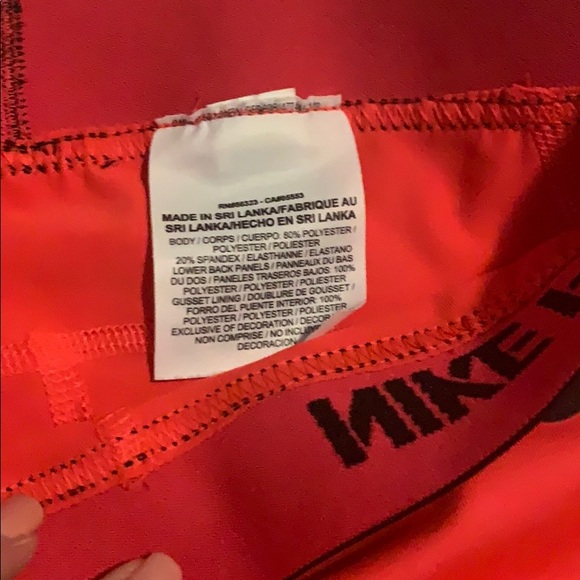 Nike Pro neon pink sz S 3/4 legging - Picture 2 of 2